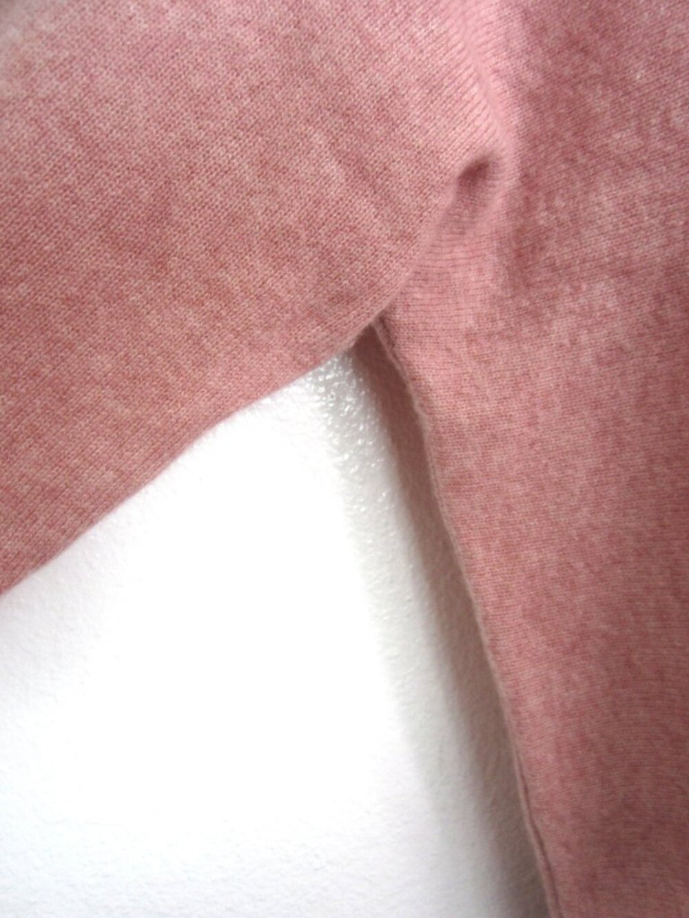 Charter Club Luxury Sz M 100% Cashmere Sweater Dusty Mauve Pink Boat Neck Tunic - Picture 7 of 12